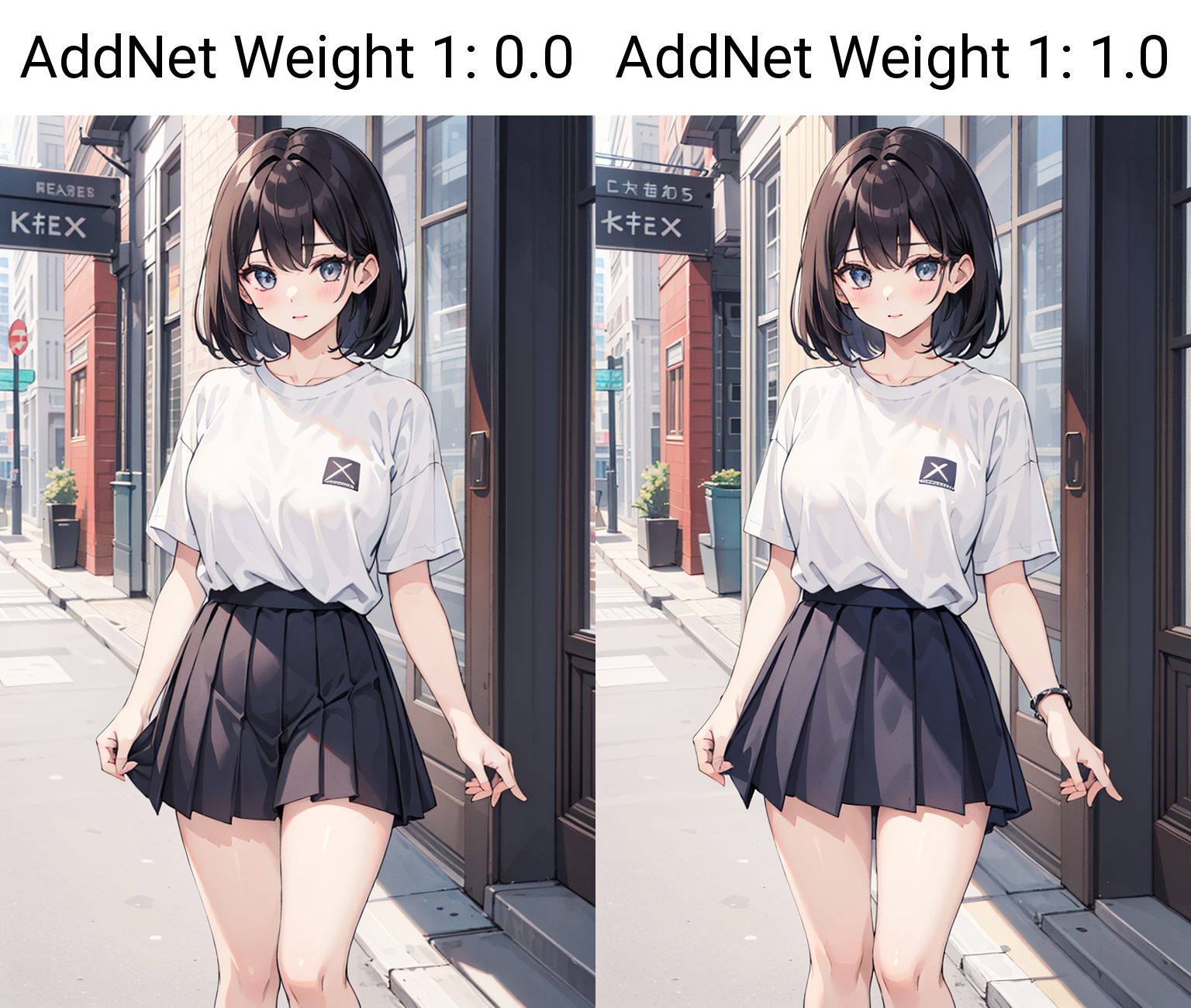 03825-2155247671-1girl, pleated skirt, thighs, white shirt, T-shirt, standing, closed-up.png